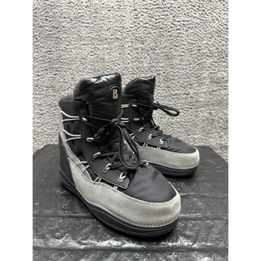 Bogner Vancouver 1 Waterproof Lace Up Snow Boots Grey Black Mens Size 10.5 US